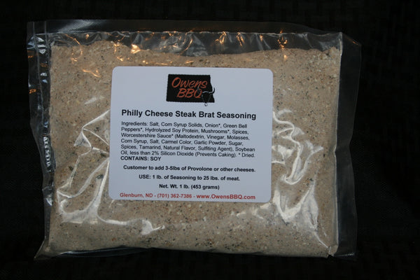 Philly Cheese Steak Bratwurst Seasoning